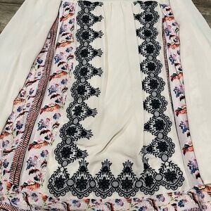 Entro Chiffon Patchwork Boho Babydoll Dress